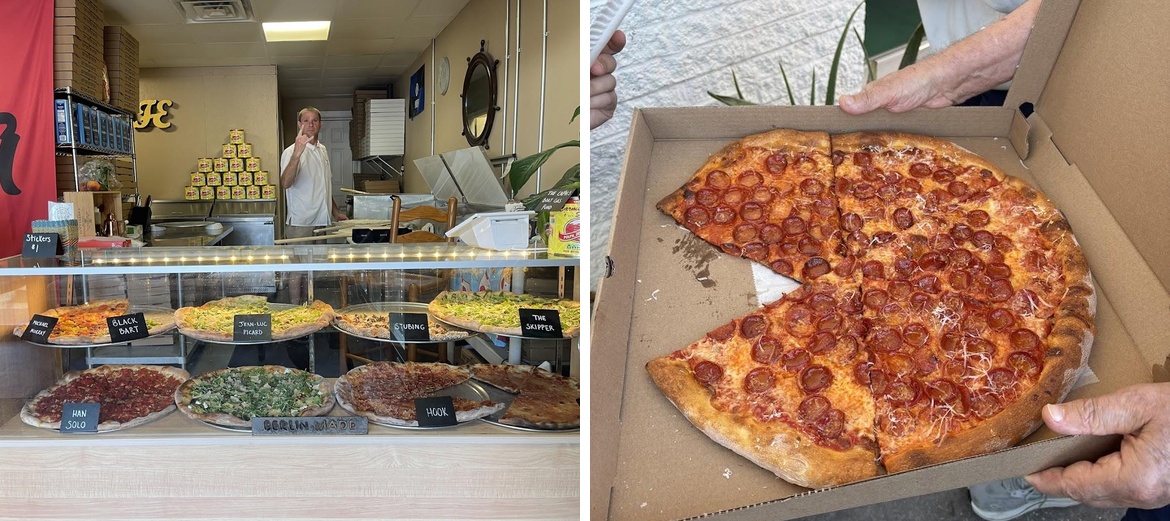 The Cap'ns Slice Menu